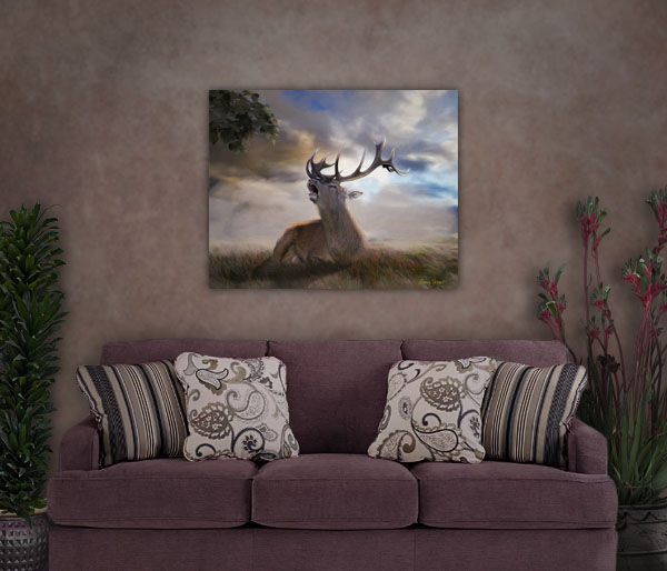 Thumbnail: Bull Elk Wildlife Painting