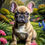 Thumbnail: French Bulldog Dog and Puppies Portrait Paintings