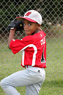 Child Baseball Before Photo