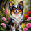 Thumbnail: Papillion Dog and Puppy Portrait Paintings