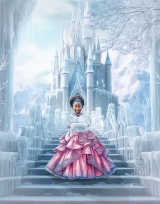 Ice Princess Girl Child Costume Fairytale Portrait