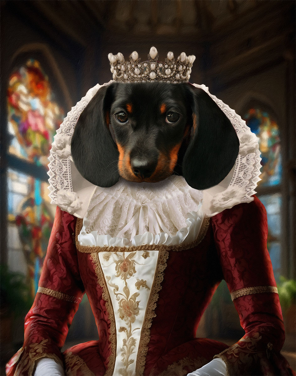 Thumbnail: Princess Pet Period Costume Customized Photo Paintings