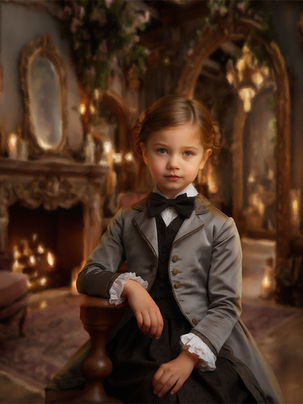 Custom Victorian Child Portrait Paintings