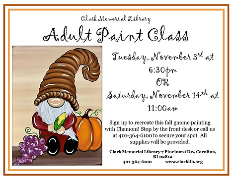 11-03-26 Adult Fall Gnome Paint Class Horizontal Poster.jpg