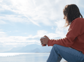 Reflecting alone after divorce and rebuilding relationships