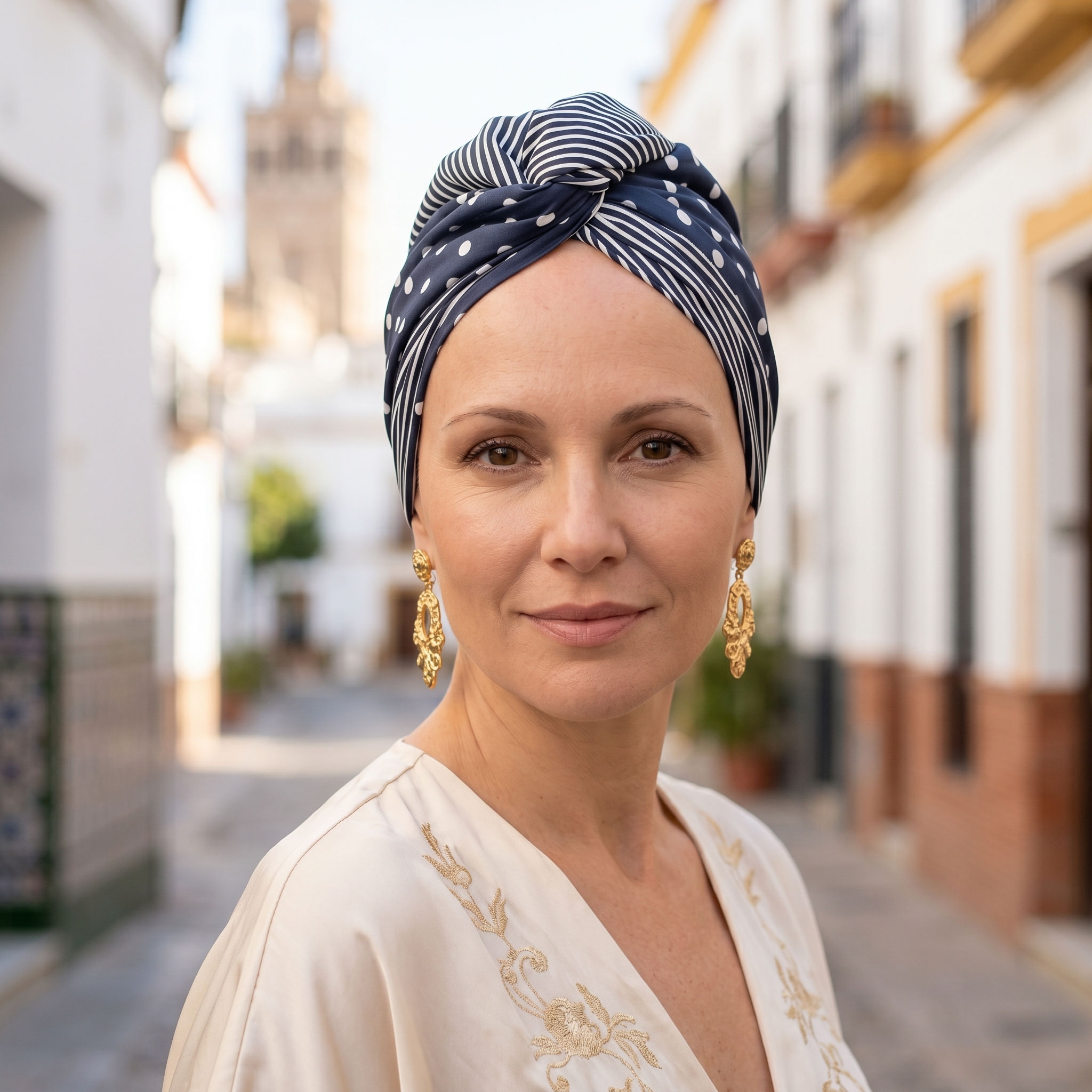 Turbante Alopecia Wrap me Cadiz
