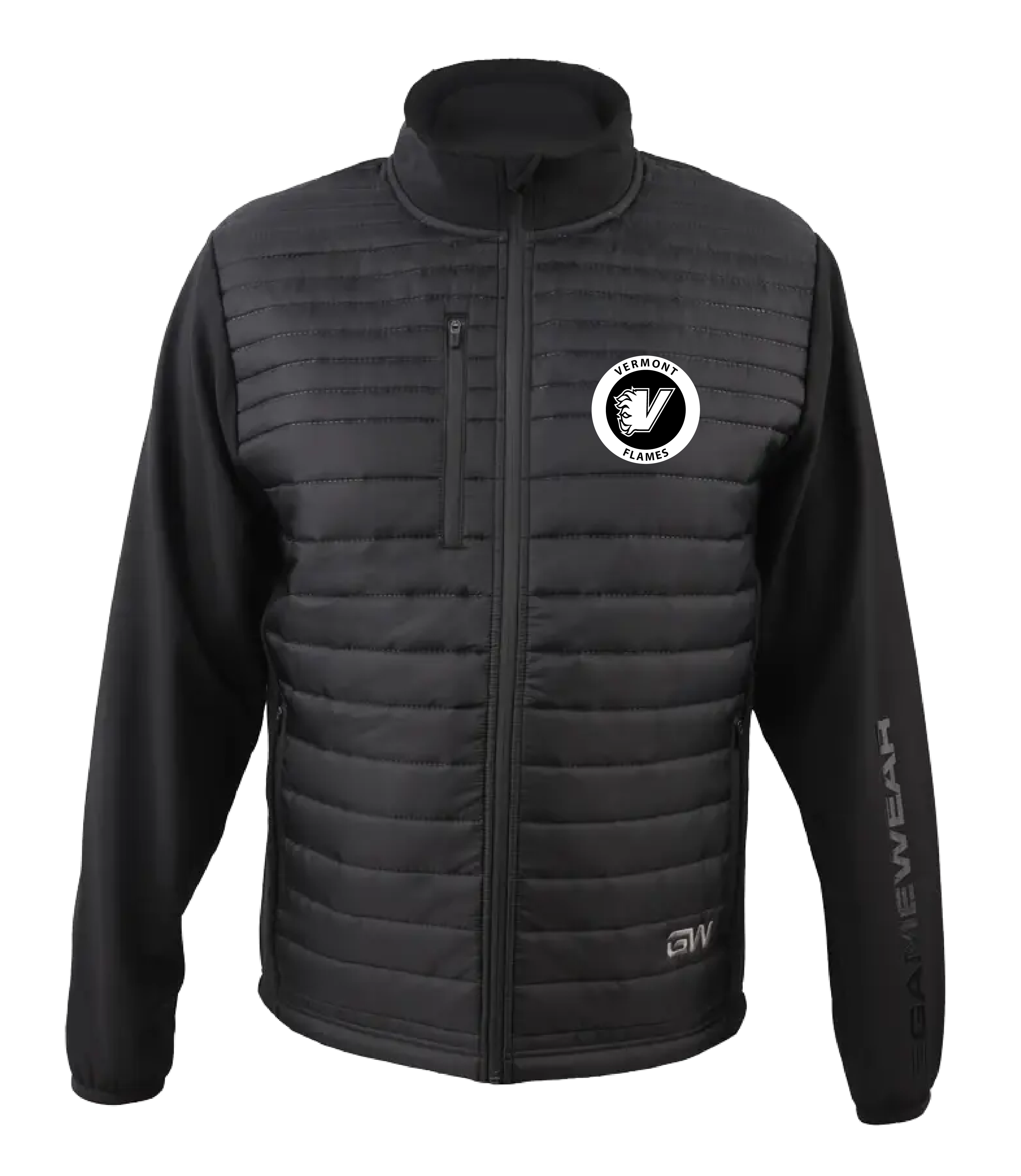 Vermont Flames Core Quilted Jacket Black Youth & Adult