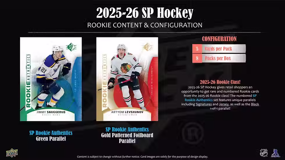Thumbnail: 2025/26 Upper Deck SP Hockey Blaster Box