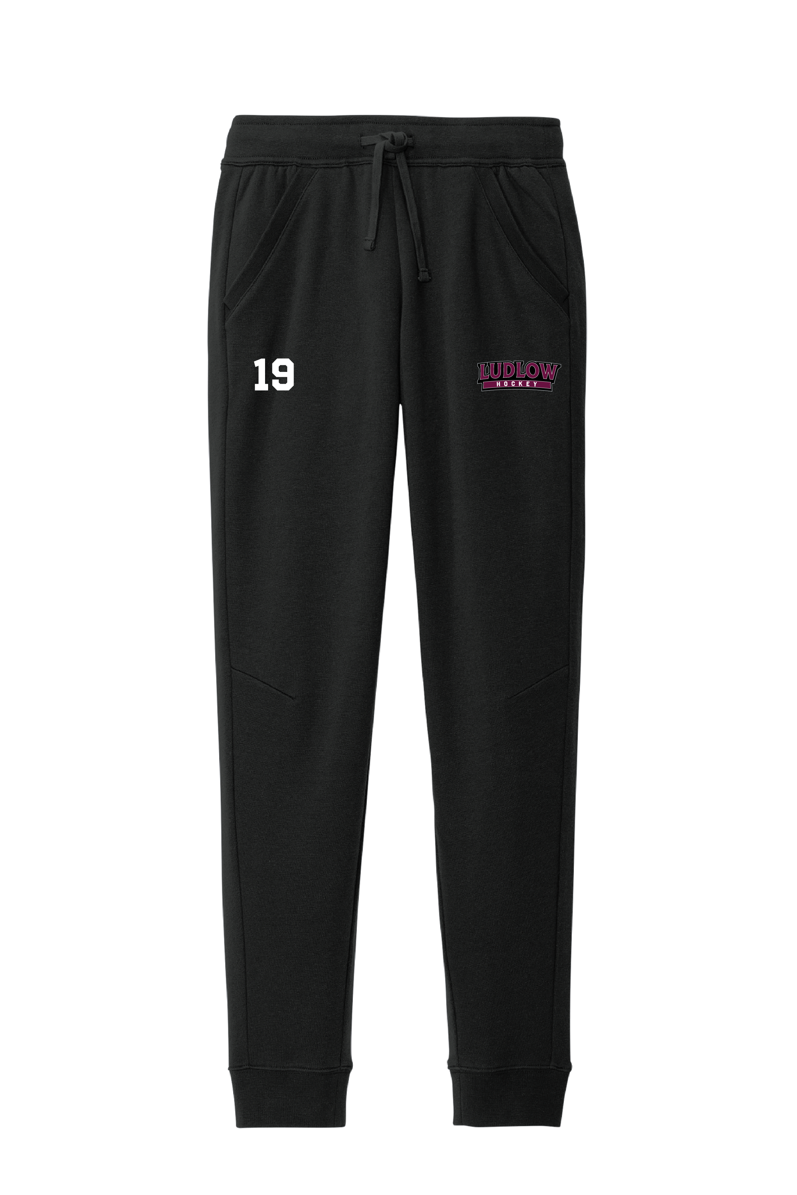 Ludlow High Hockey Jogger STF204 Black Adult