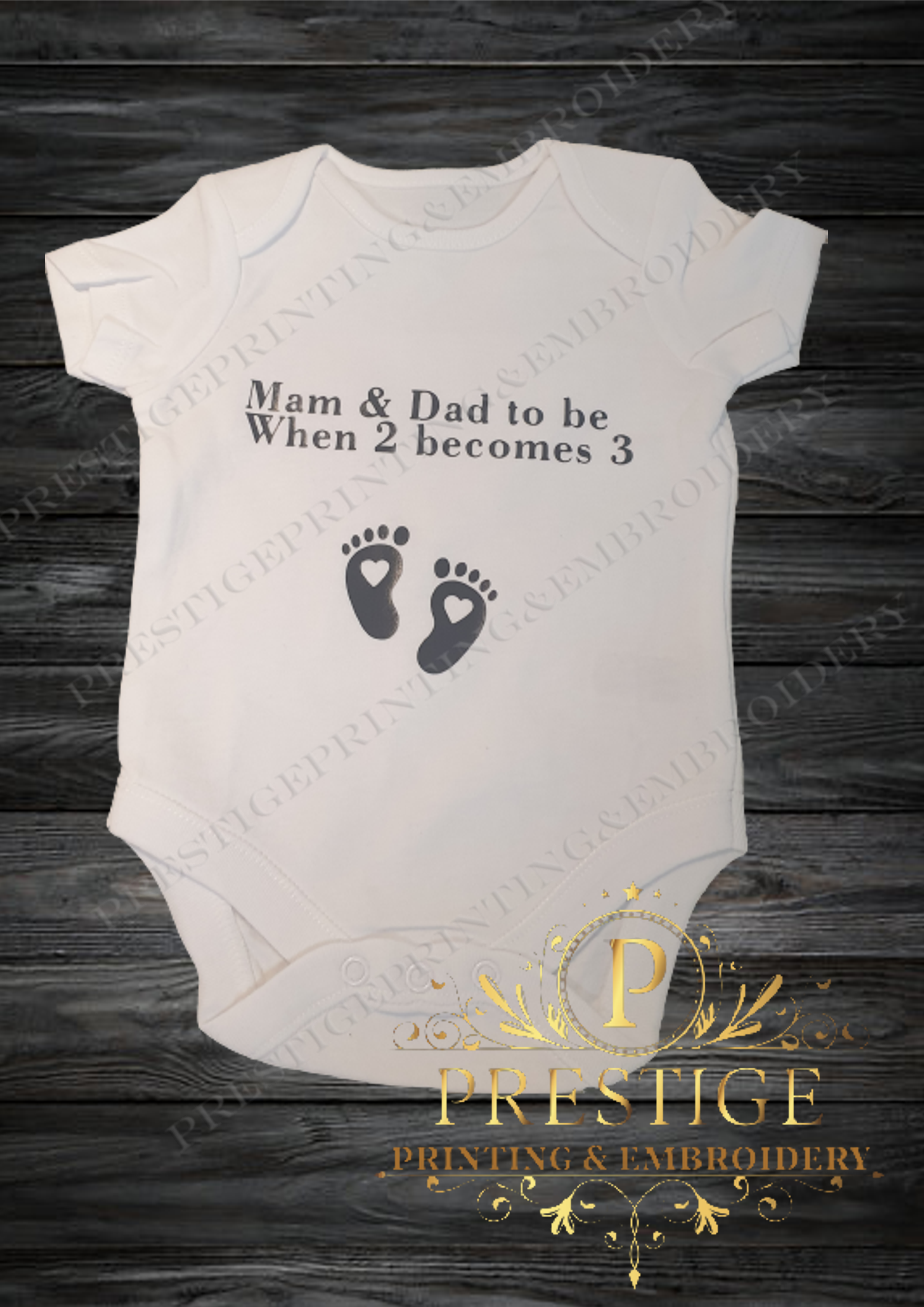 Baby announcement 2become3