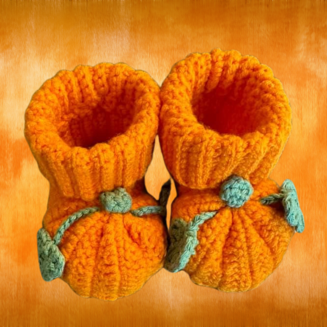 Toddler Pumpkin Slippers