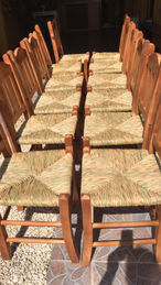 Cadeiras em Taboa-confira com Simone Taboa no comércio