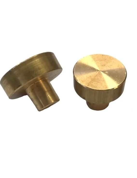 Base in ottone per torchietto e incudinetto per bottoni e rivetti