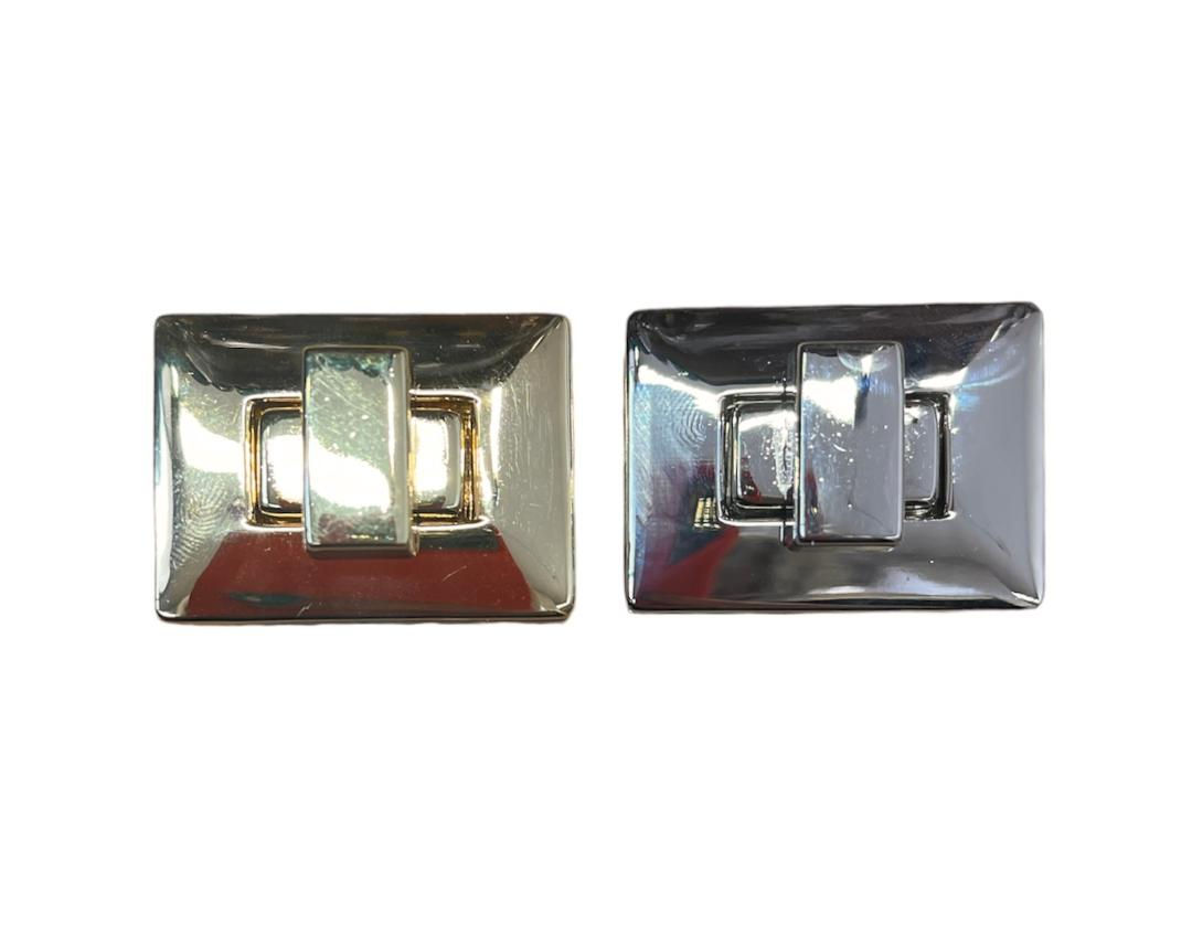 chiusura a girello rettangolare in metallo