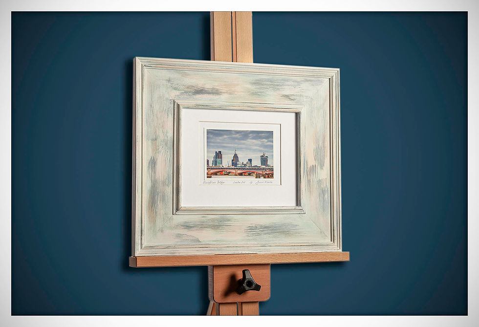Thumbnail: Blackfriars Bridge and London Skyline by Janusz Miarka - Framed