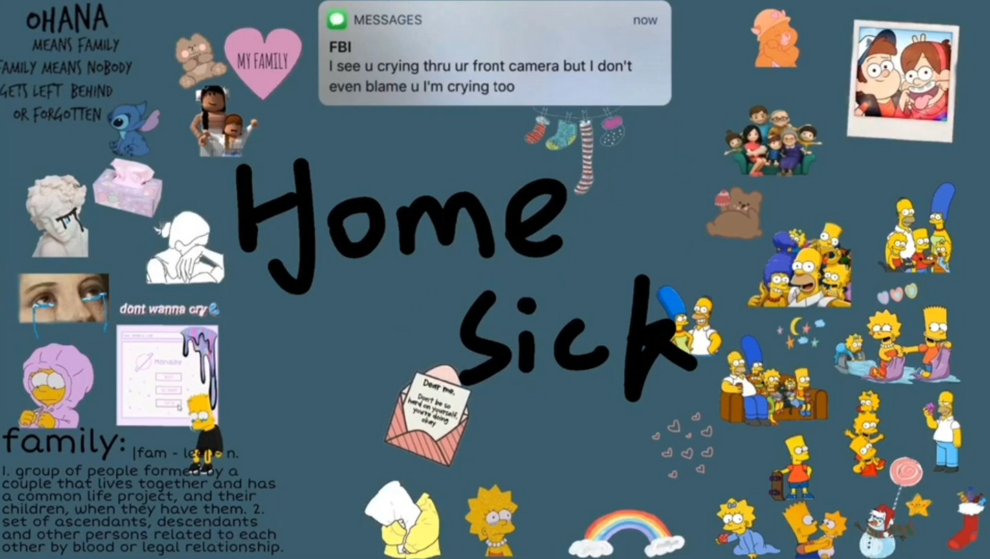 Homesickness is loss, disconnected and loneliness💔