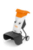 GHE 105 Electric Garden Shredder side view
