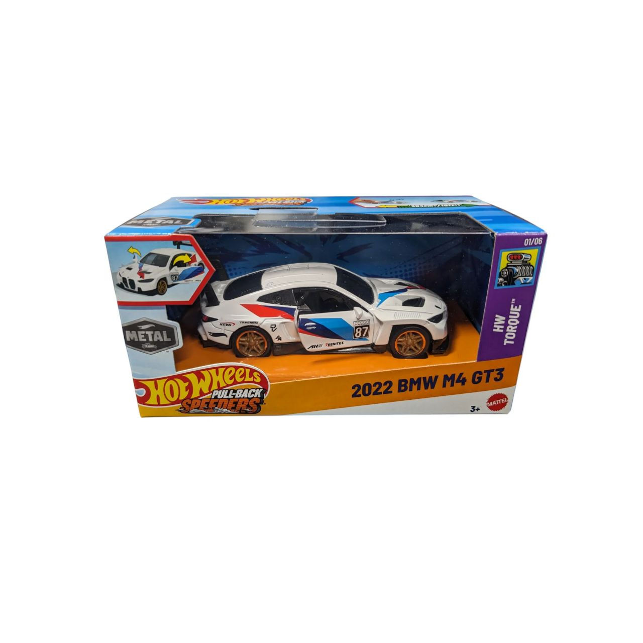 Hot Wheels Pull-Back Speeders - BMW M4 GT3 2022