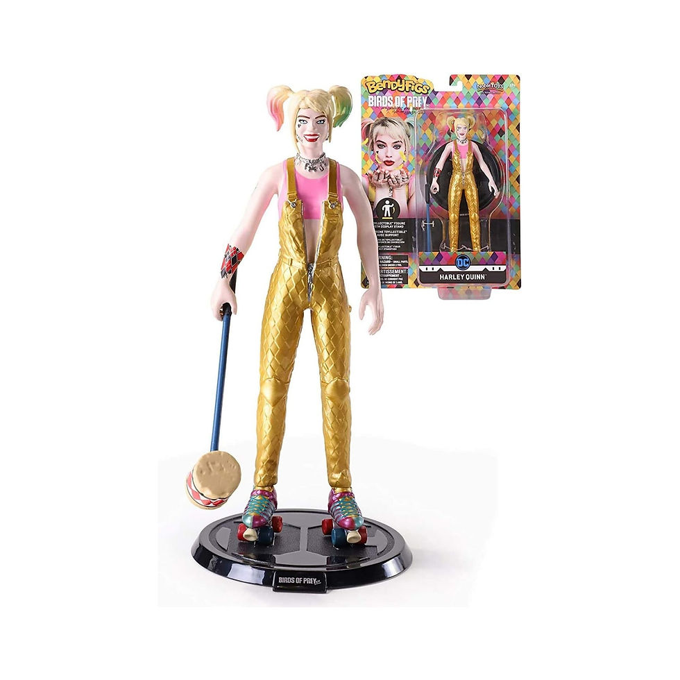 Miniatura: Harley Quinn Aves de Rapina  BendyFigs Noble Toys