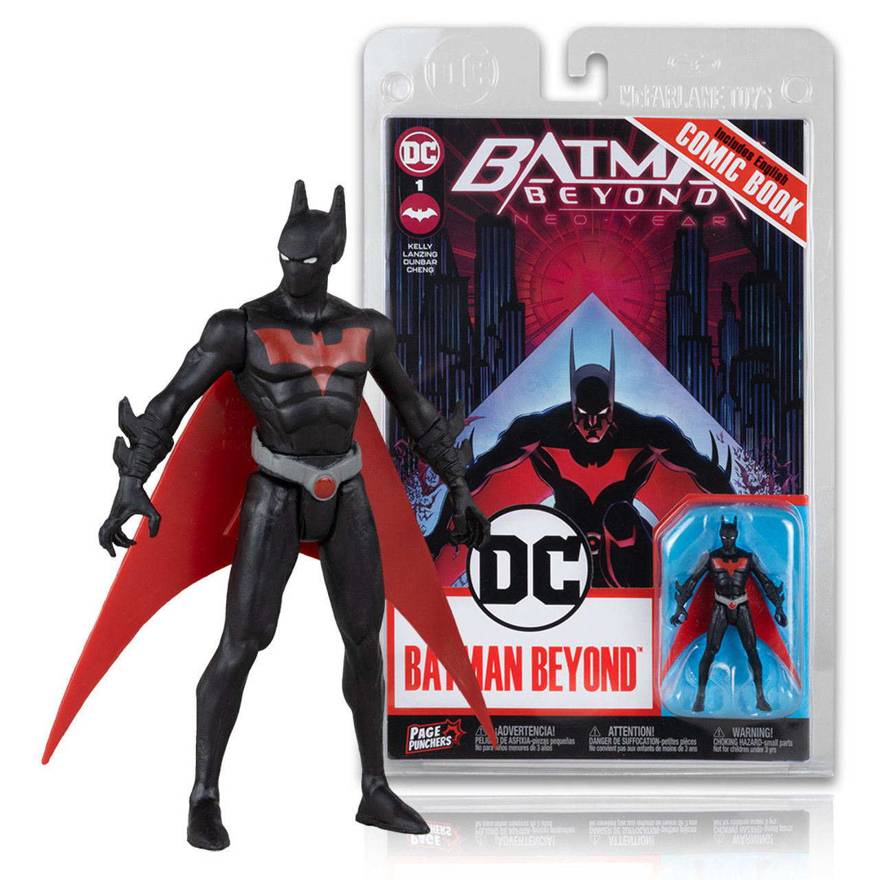 Action Figure Batman do Futuro com HQ 18cm Colecionável DC Premium