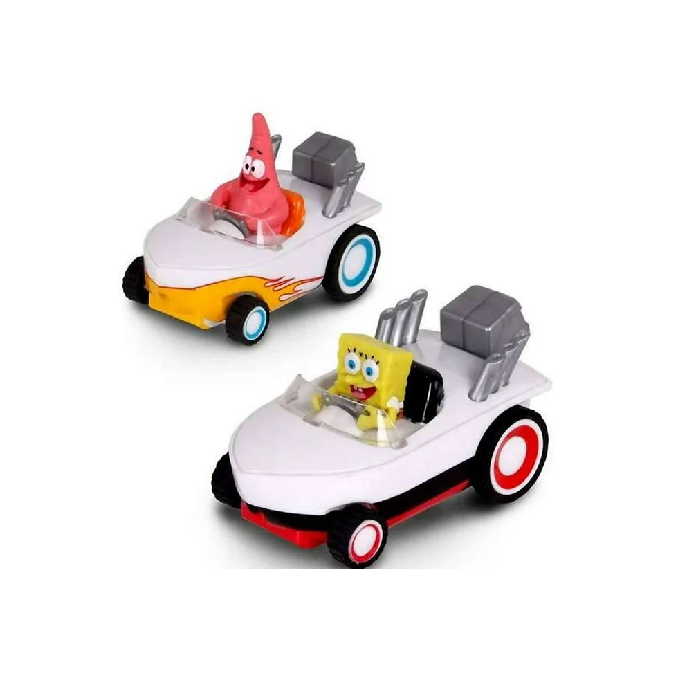 Miniatura: Bob Esponja e Patrick - barcos Hot Rod