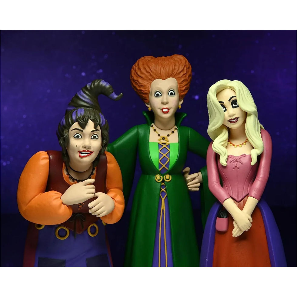 Miniatura: Disney Hocus Pocus Irmãs Sanderson Figuras Colecionáveis NECA