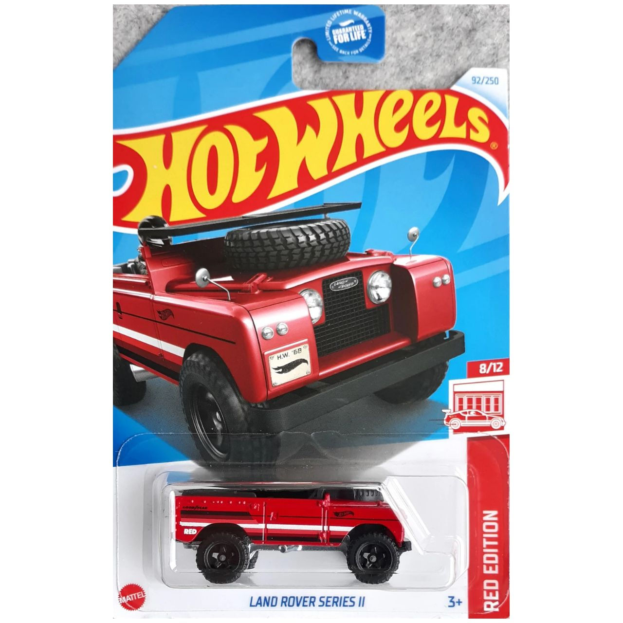 Hot Wheels Land Rover Series II Red Edition Target Exclusivo