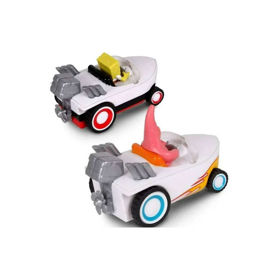 Miniatura: Bob Esponja e Patrick - barcos Hot Rod