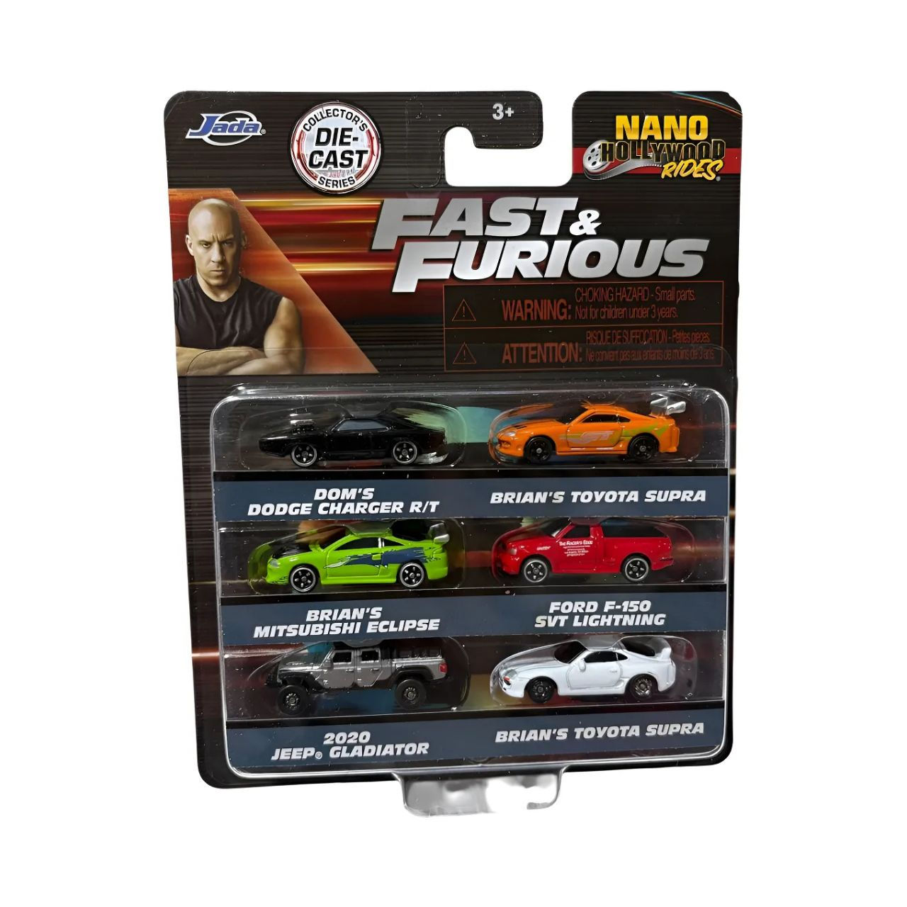 Velozes e Furiosos - Jada Toys Nano Hollywood Rides