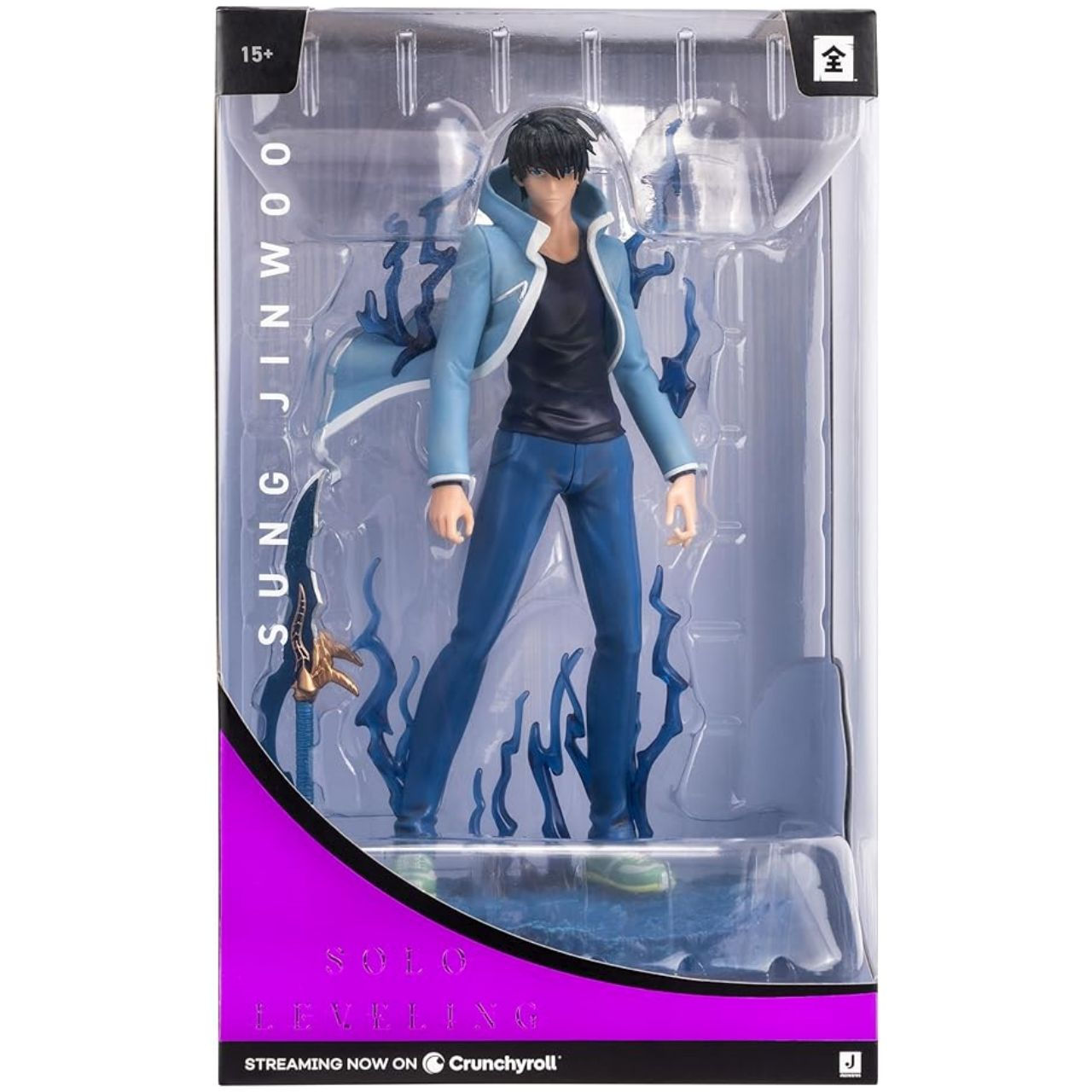 Solo Leveling Sung Jinwoo Action Figure Colecionável Total Anime