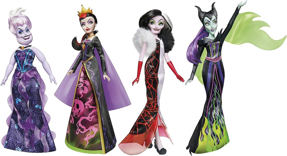Miniatura: Bonecas Princess Villains - Coleção Disney 