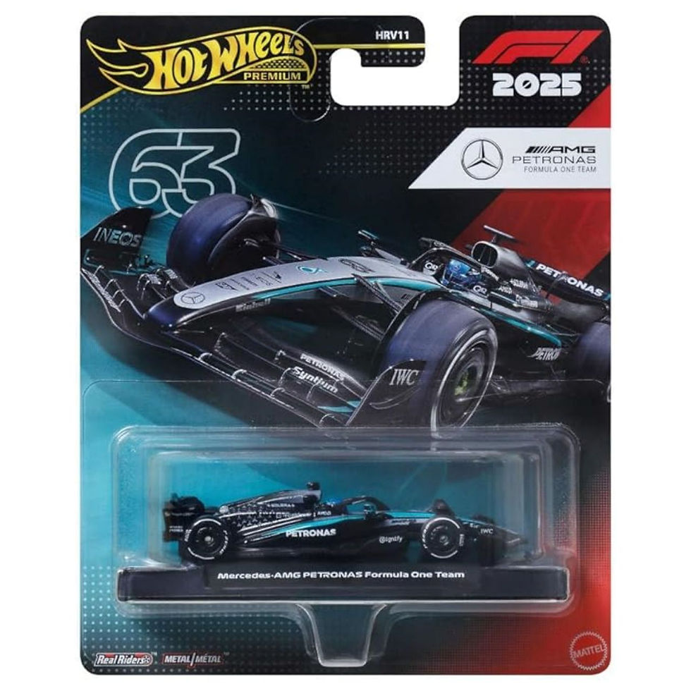 Miniatura: Hot Wheels Premium Mercedes-AMG PETRONAS #63 F1 2025