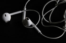Earphones-close up