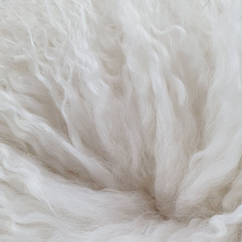 Miniaturbild: MODERNES DEKORATIVES ECHTES LEICESTER SCHAFFELL UNIKAT