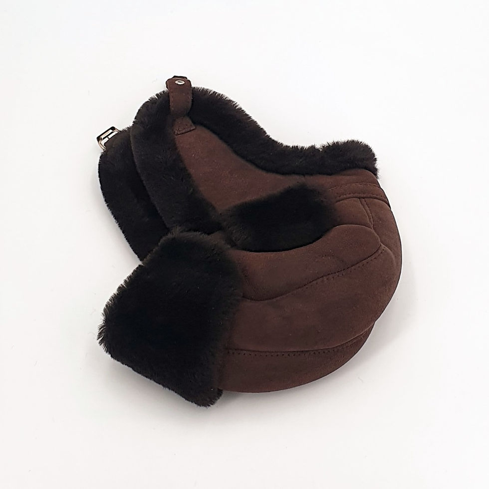 Miniaturbild: heywolke ECHTLEDER SCHAFFELL MÜTZE PILOTENMÜTZE MIT OHRENKLAPPEN für Damen und Herren