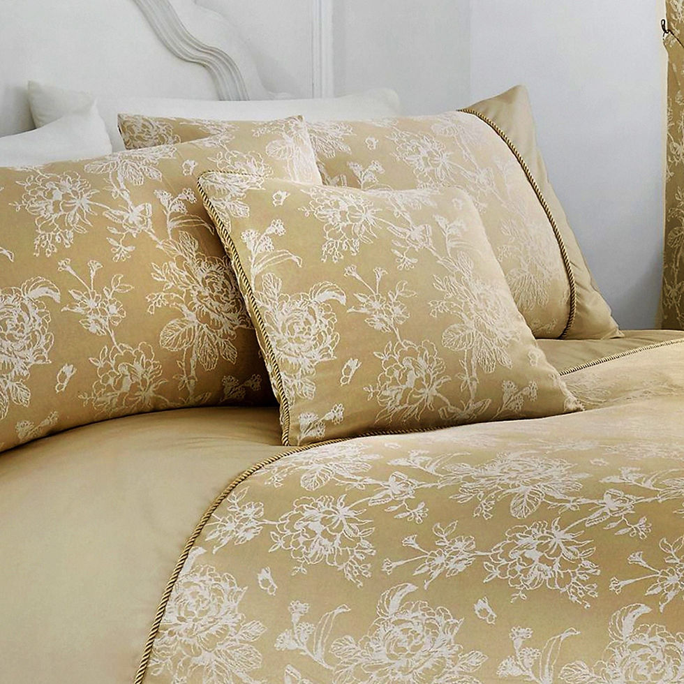 Dreams & Drapes - Jasmine - Cushion Cover - Champagne - 43x43cm