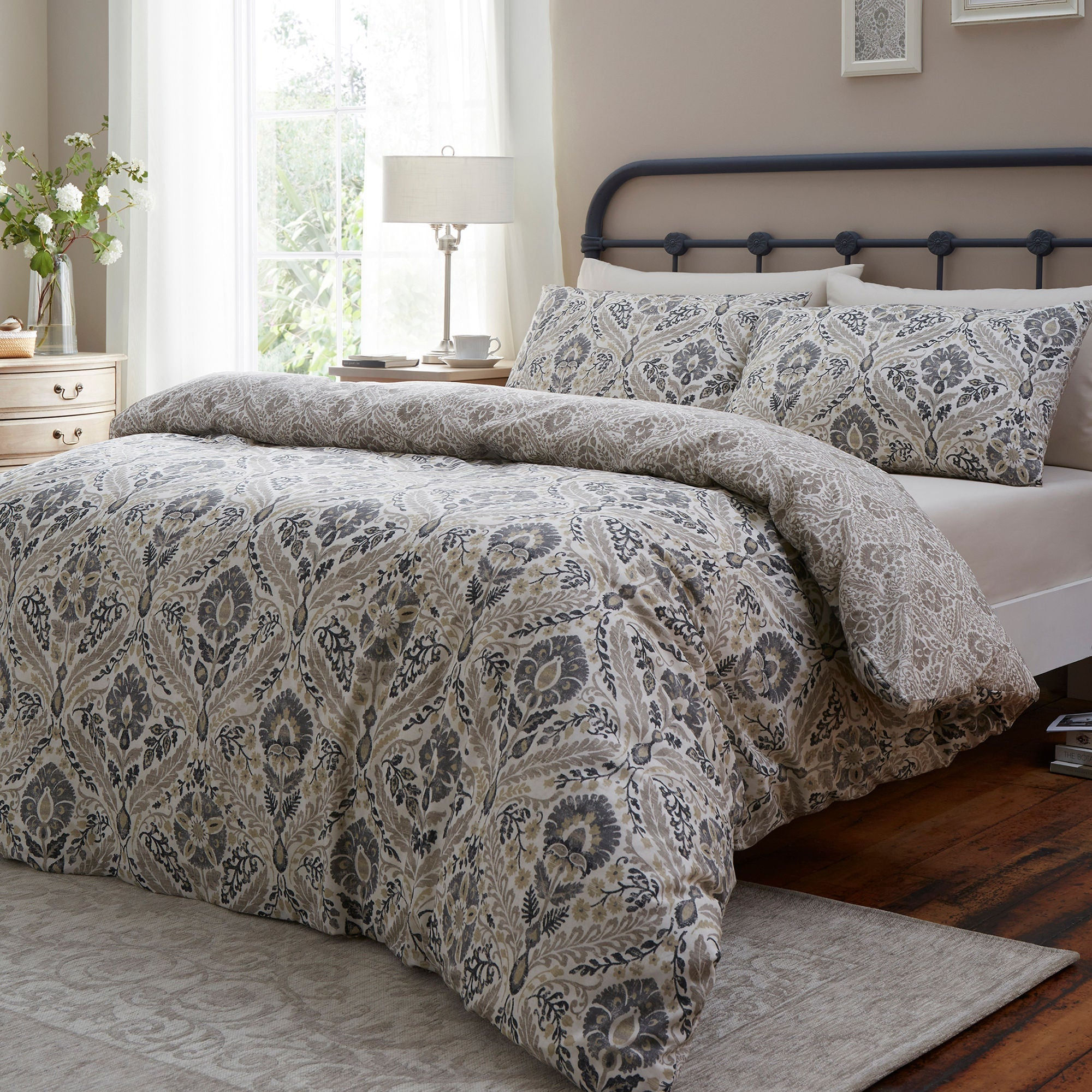 Dreams & Drapes - Harriet - Duvet Cover Set - Natural - King