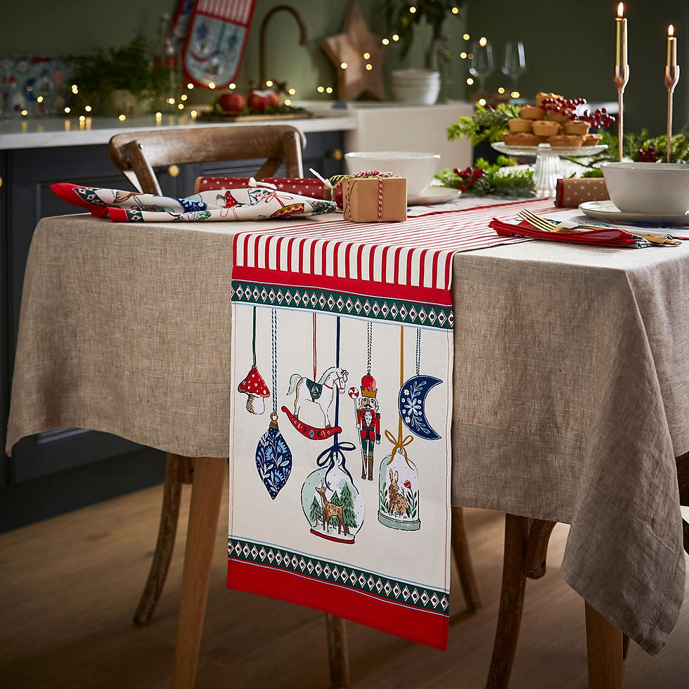 Ulster Weavers - Christmas Ornaments - Table Runner - Multi - 230 x 37cm