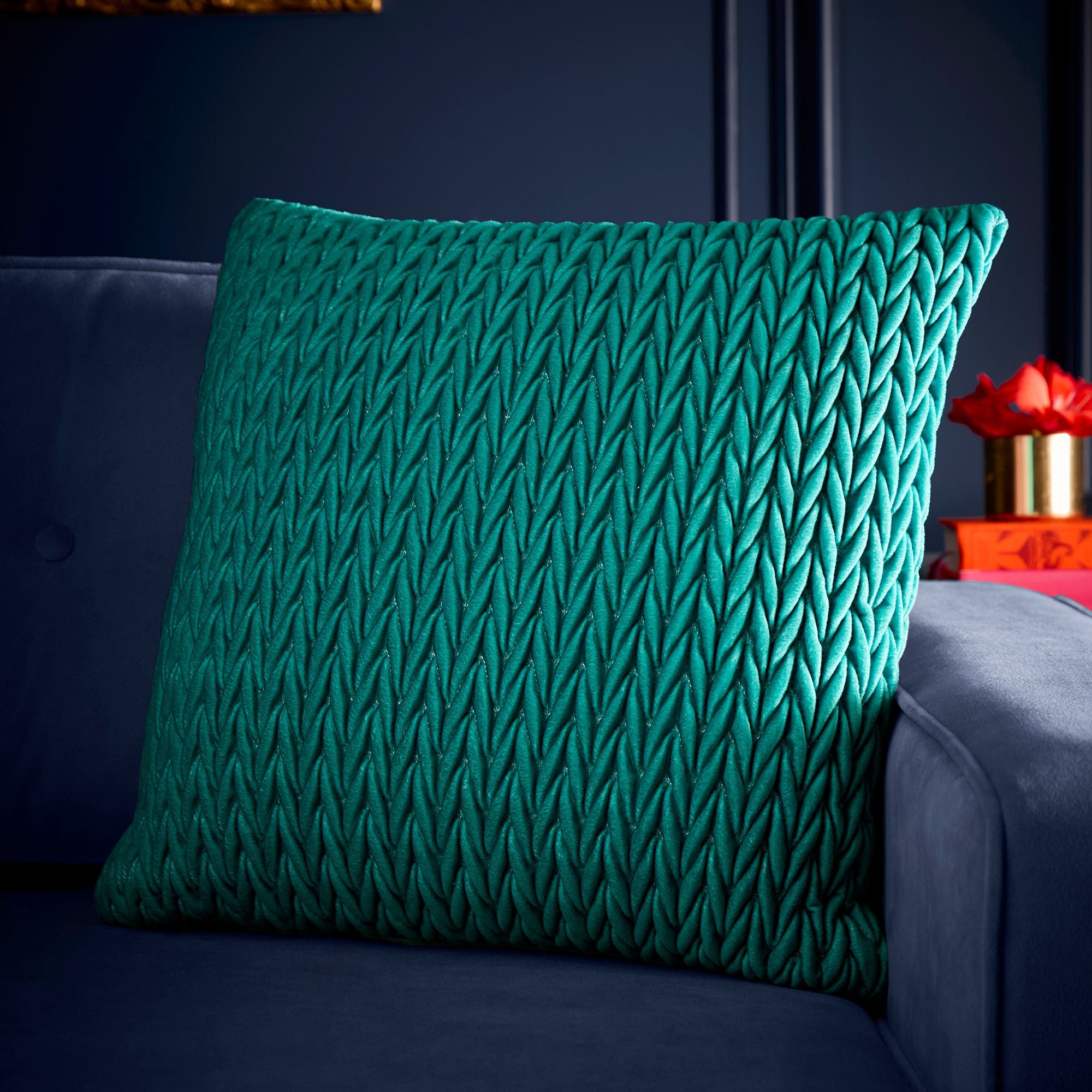 Laurence Llewelyn-Bowen - Amory - Filled Cushion - Jade - 43x43cm
