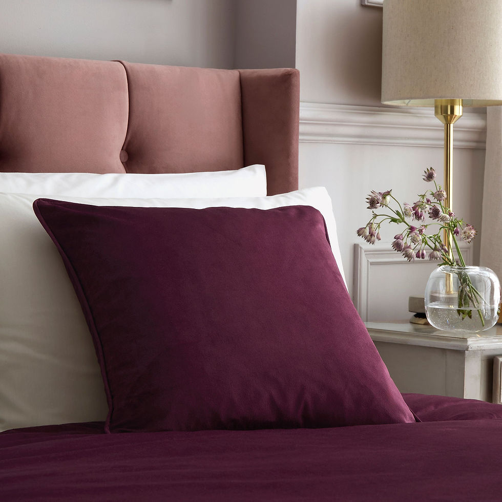 Soiree - Melanie - Cushion Cover - Berry - 43x43cm