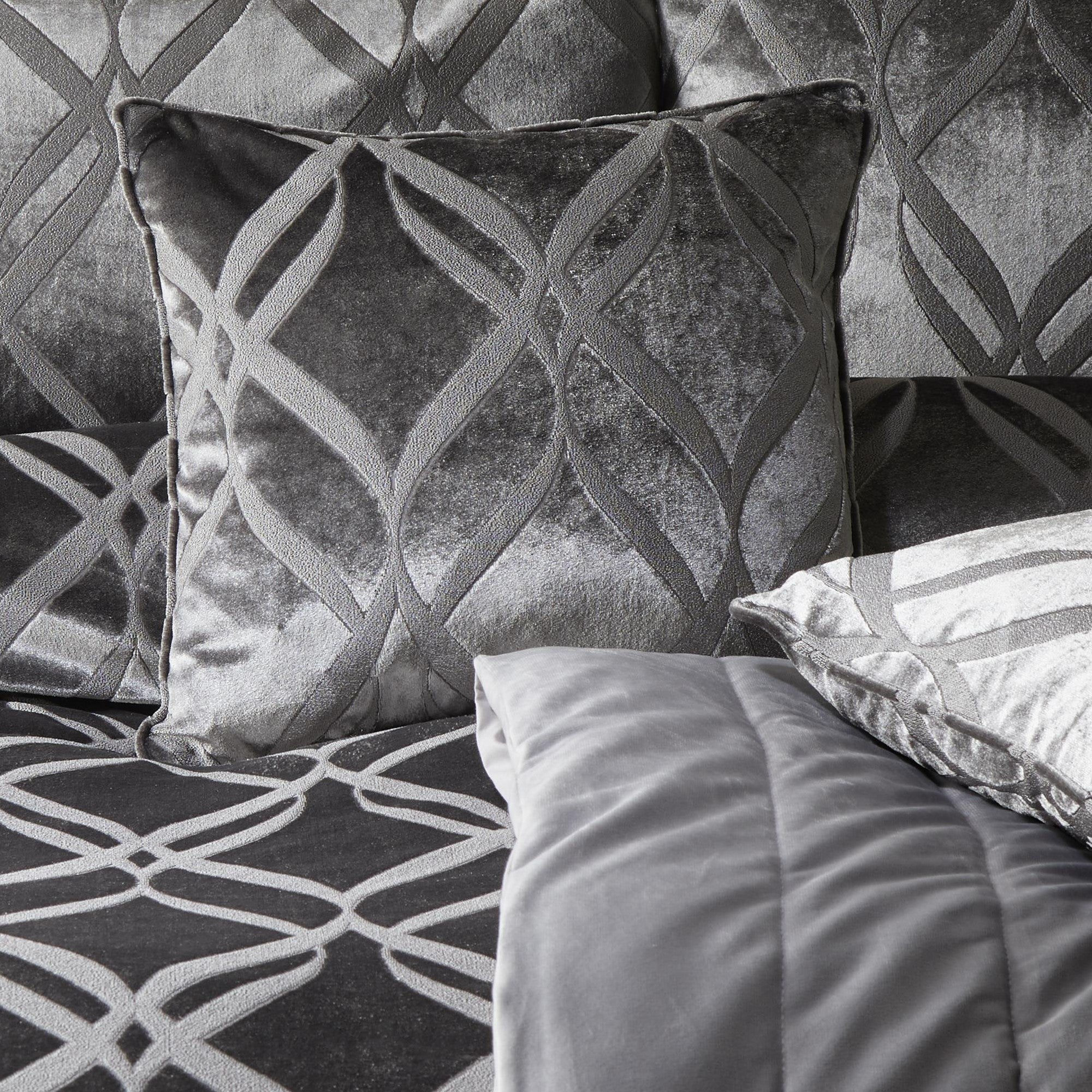 Soiree - Belfort - Cushion Cover - Slate - 43x43cm