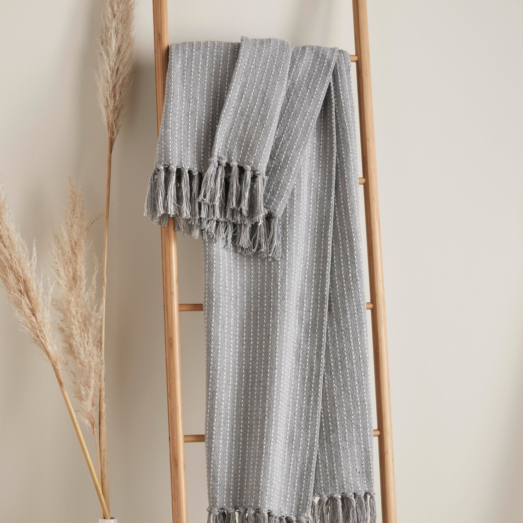 Drift - Quinn - Throw - Grey - 200cmx200cm