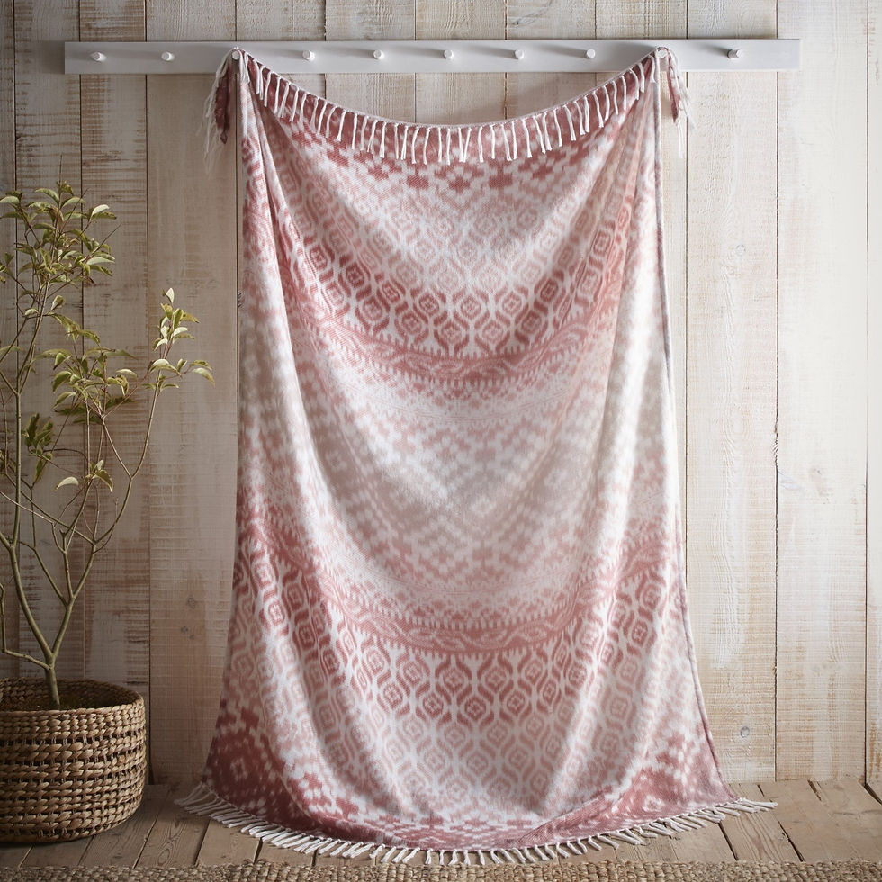 Appletree - Sakari - Bedspread - Terracotta - 130 x 180cm