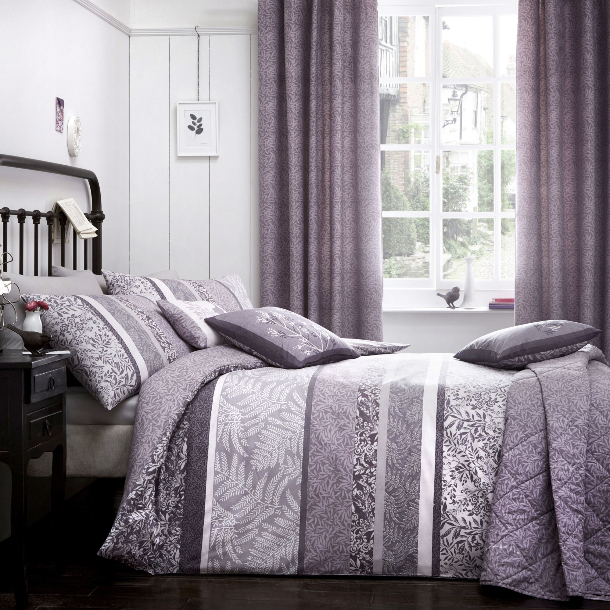 Dreams & Drapes - Hanworth - Duvet Cover Set - Heather - King