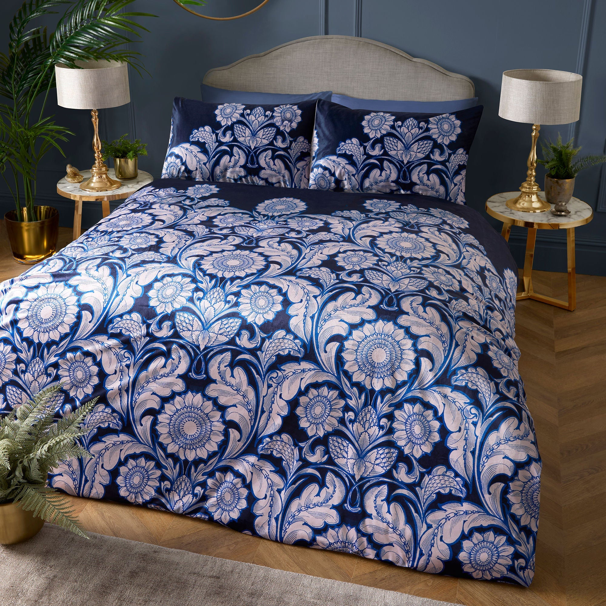 Laurence Llewelyn-Bowen - Romilly - Duvet Cover Set - Blue
