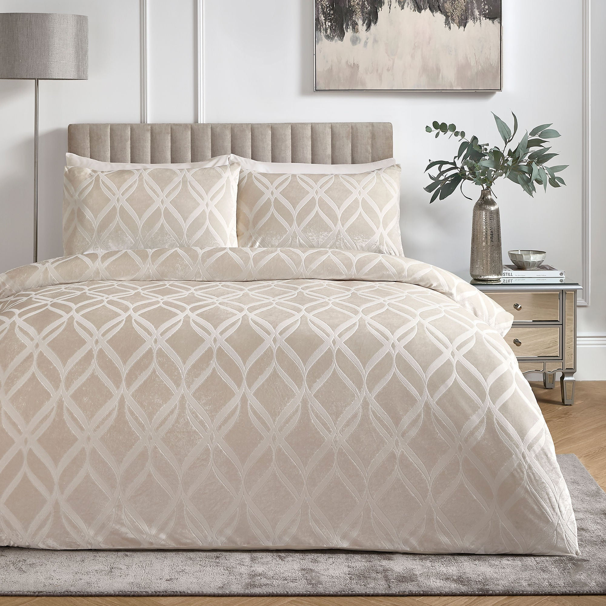 Soiree - Belfort - Duvet Cover Set - Champagne