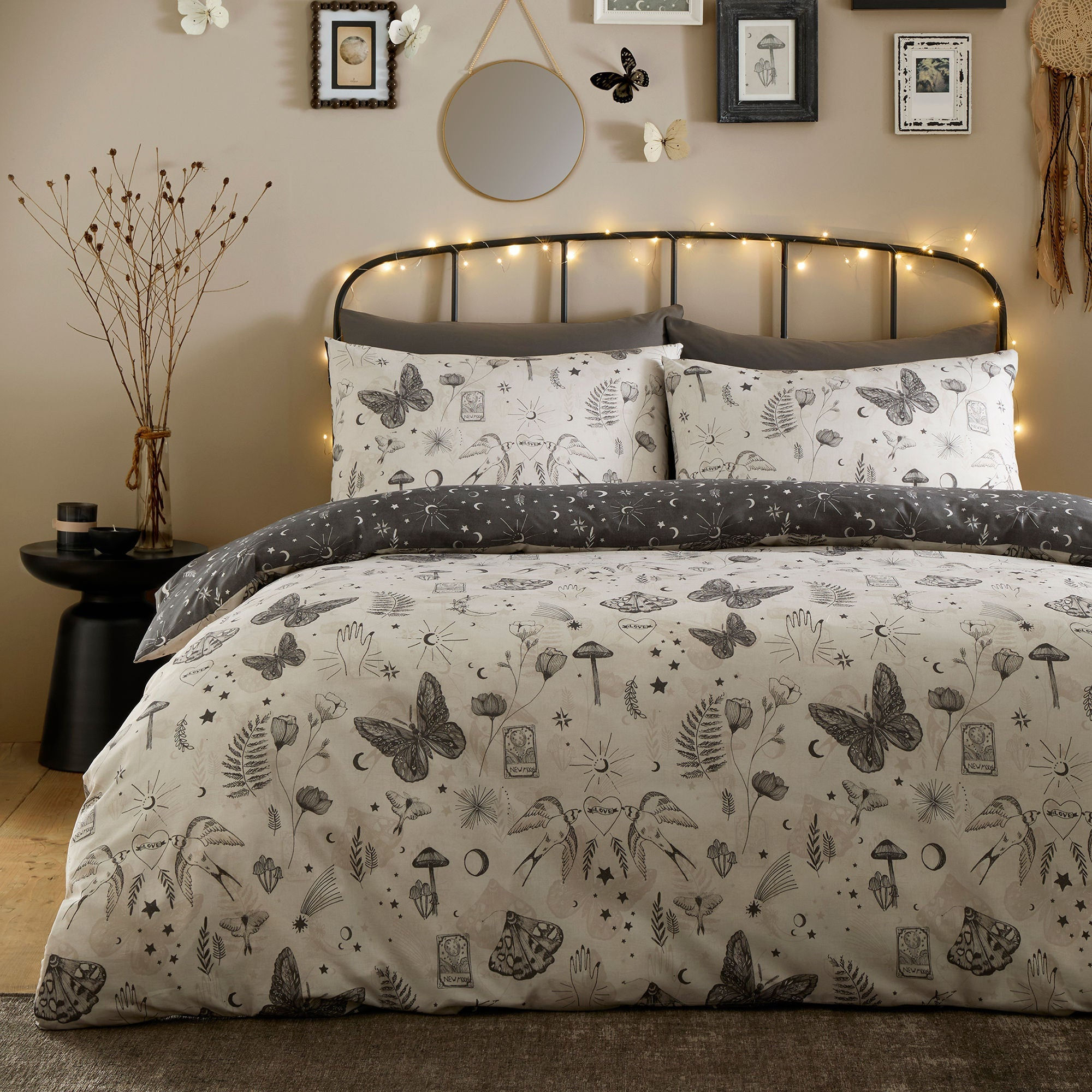 Fusion - Celeste - Duvet Cover Set - Grey - Single
