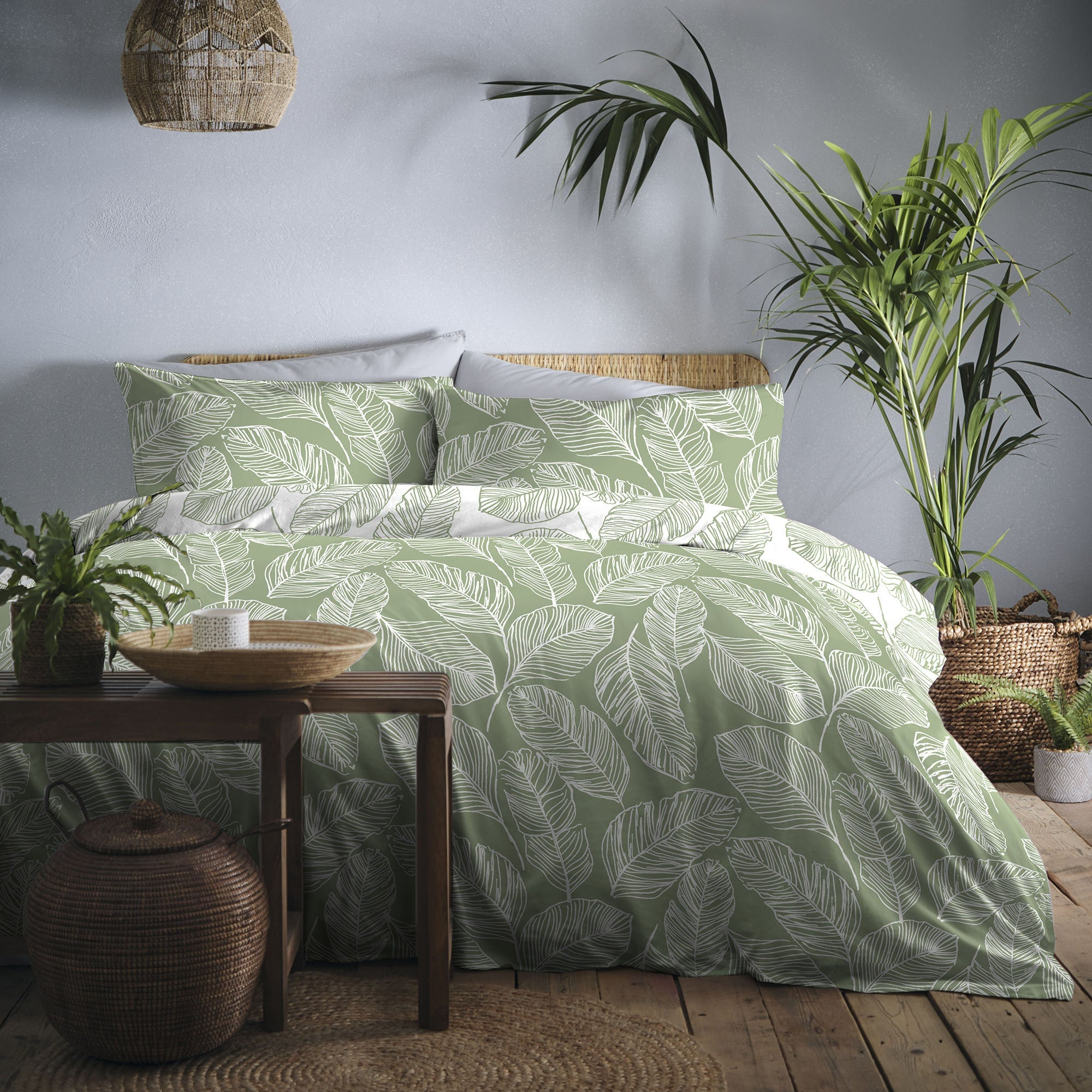 Fusion - Matteo - Duvet Cover Set - Green
