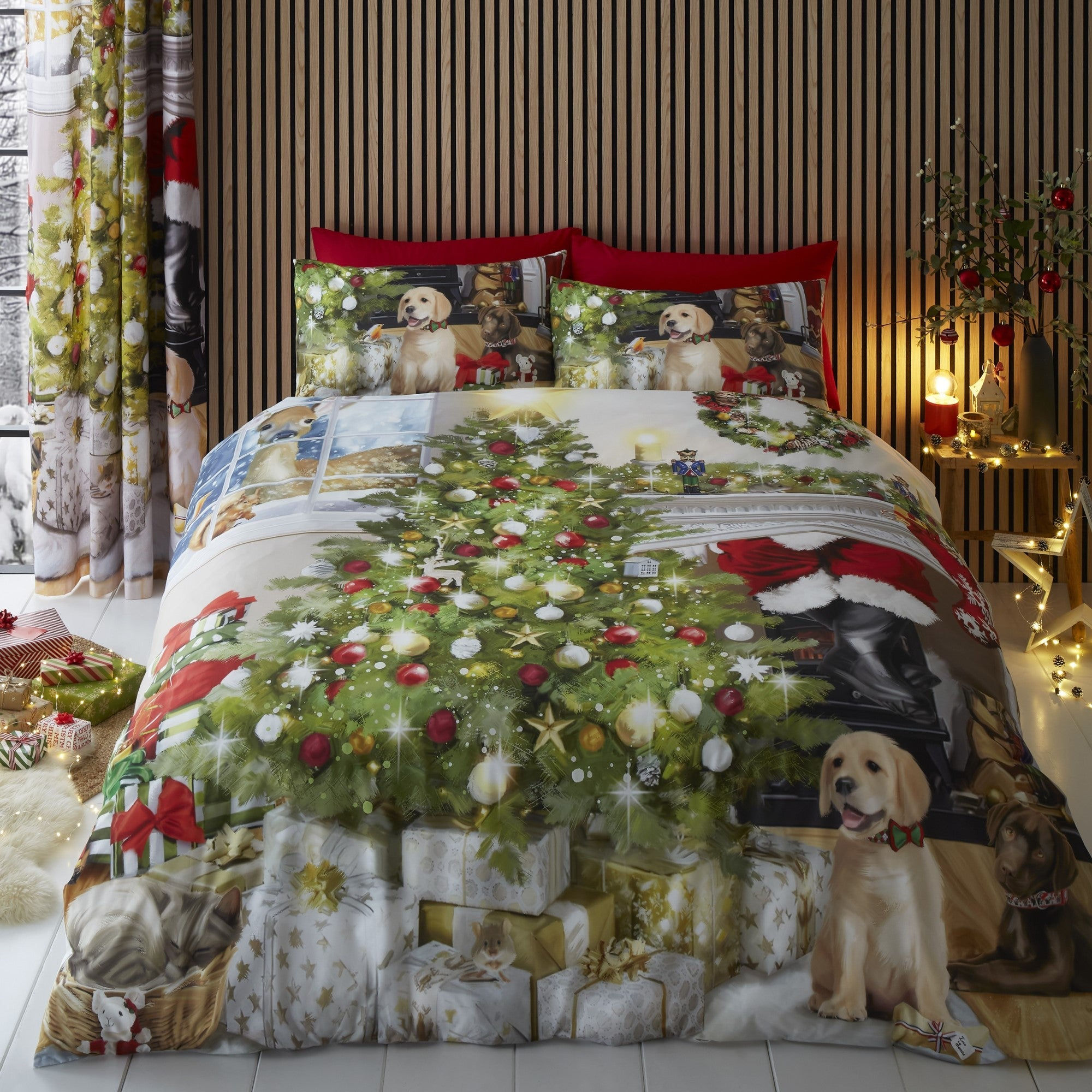 Fusion - Christmas Tree - Duvet Cover Set - Multi - King