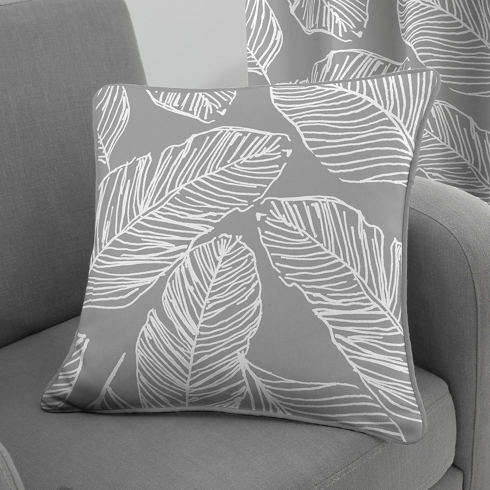 Fusion - Matteo - Filled Cushion - Grey - 43x43cm